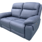 Levoluxe Loveseat Regent 62" Jaxxon Blue Power Reclining 2 Seater Loveseat with Power Headrests