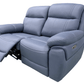 Levoluxe Loveseat Regent 62" Jaxxon Blue Power Reclining 2 Seater Loveseat with Power Headrests