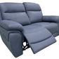 Levoluxe Loveseat Regent 62" Jaxxon Blue Power Reclining 2 Seater Loveseat with Power Headrests