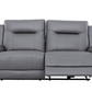 Levoluxe Sofa Avante 81" Jaxxon Steel Power Reclining 2 Seater Sofa