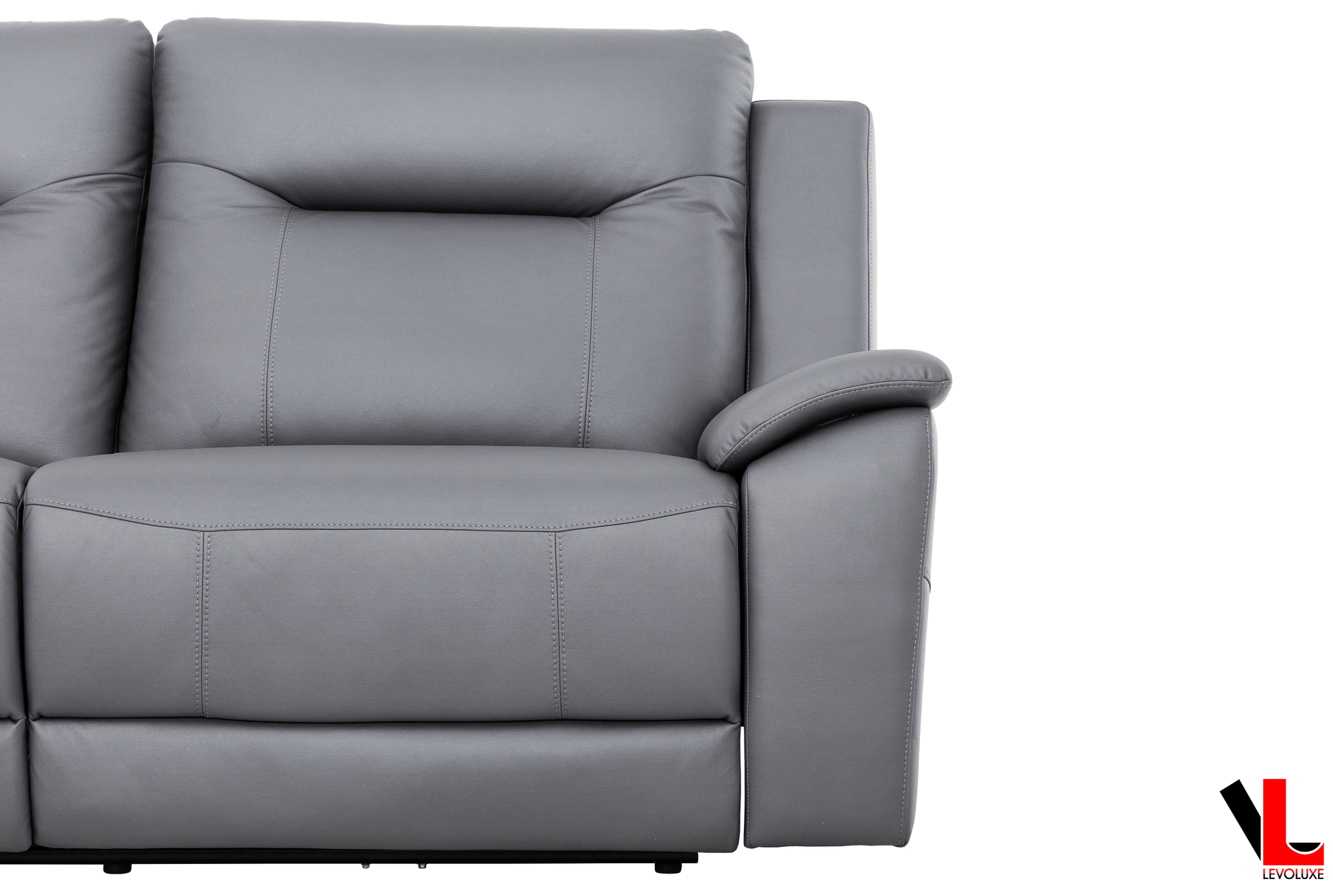 Levoluxe Sofa Avante 81" Jaxxon Steel Power Reclining 2 Seater Sofa