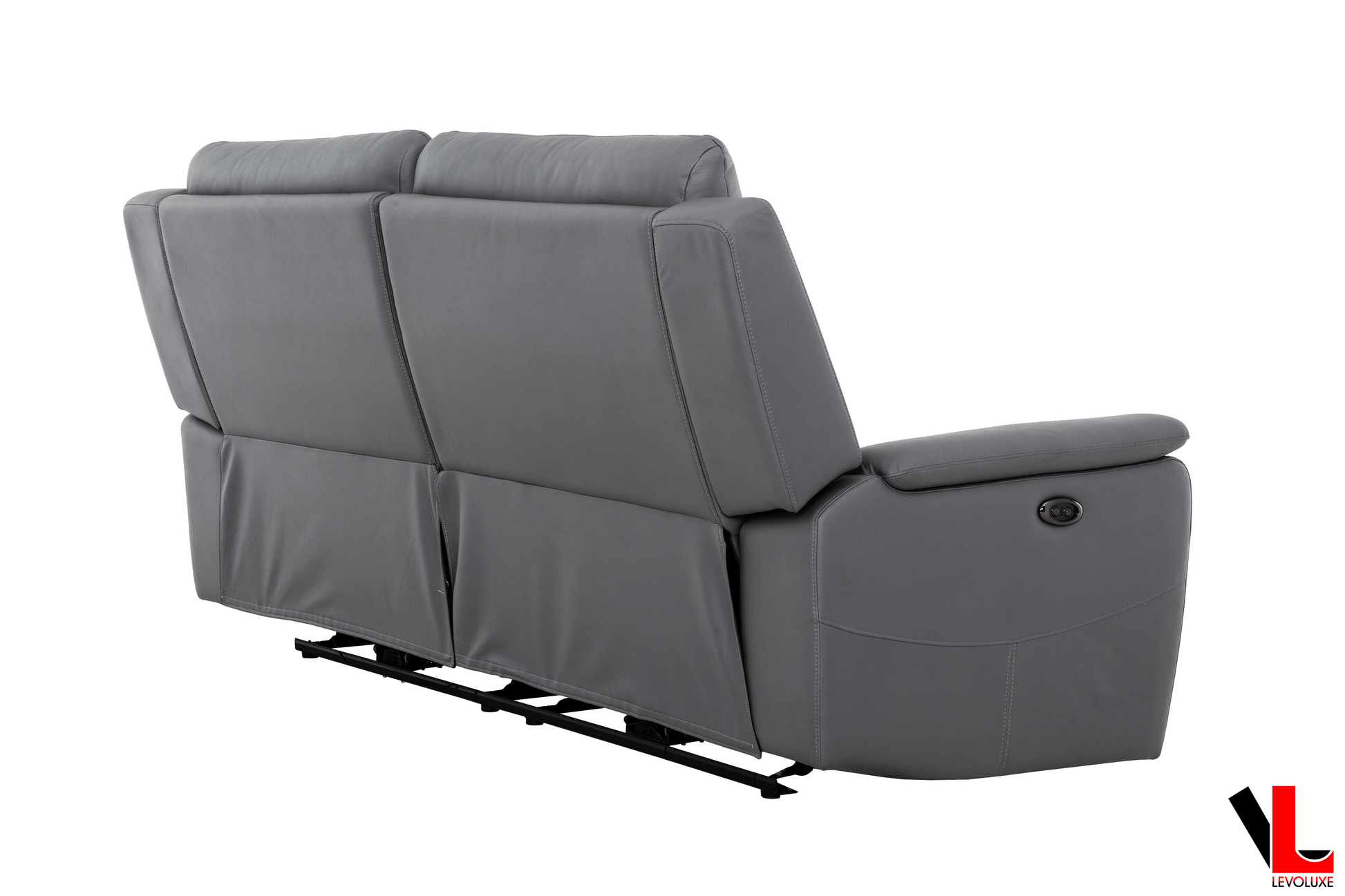 Levoluxe Sofa Avante 81" Jaxxon Steel Power Reclining 2 Seater Sofa