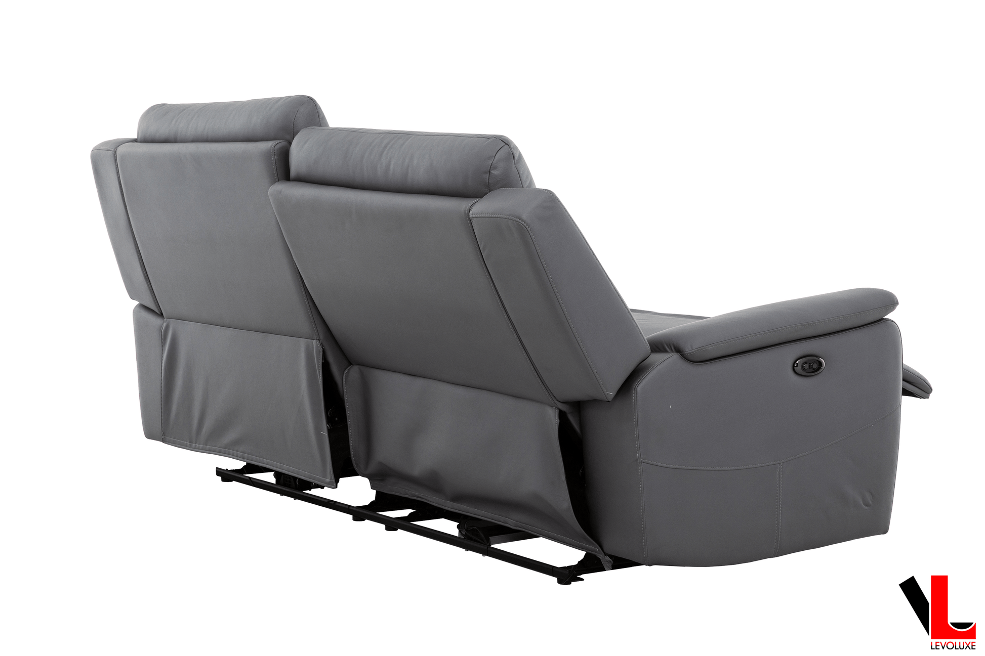 Levoluxe Sofa Avante 81" Jaxxon Steel Power Reclining 2 Seater Sofa