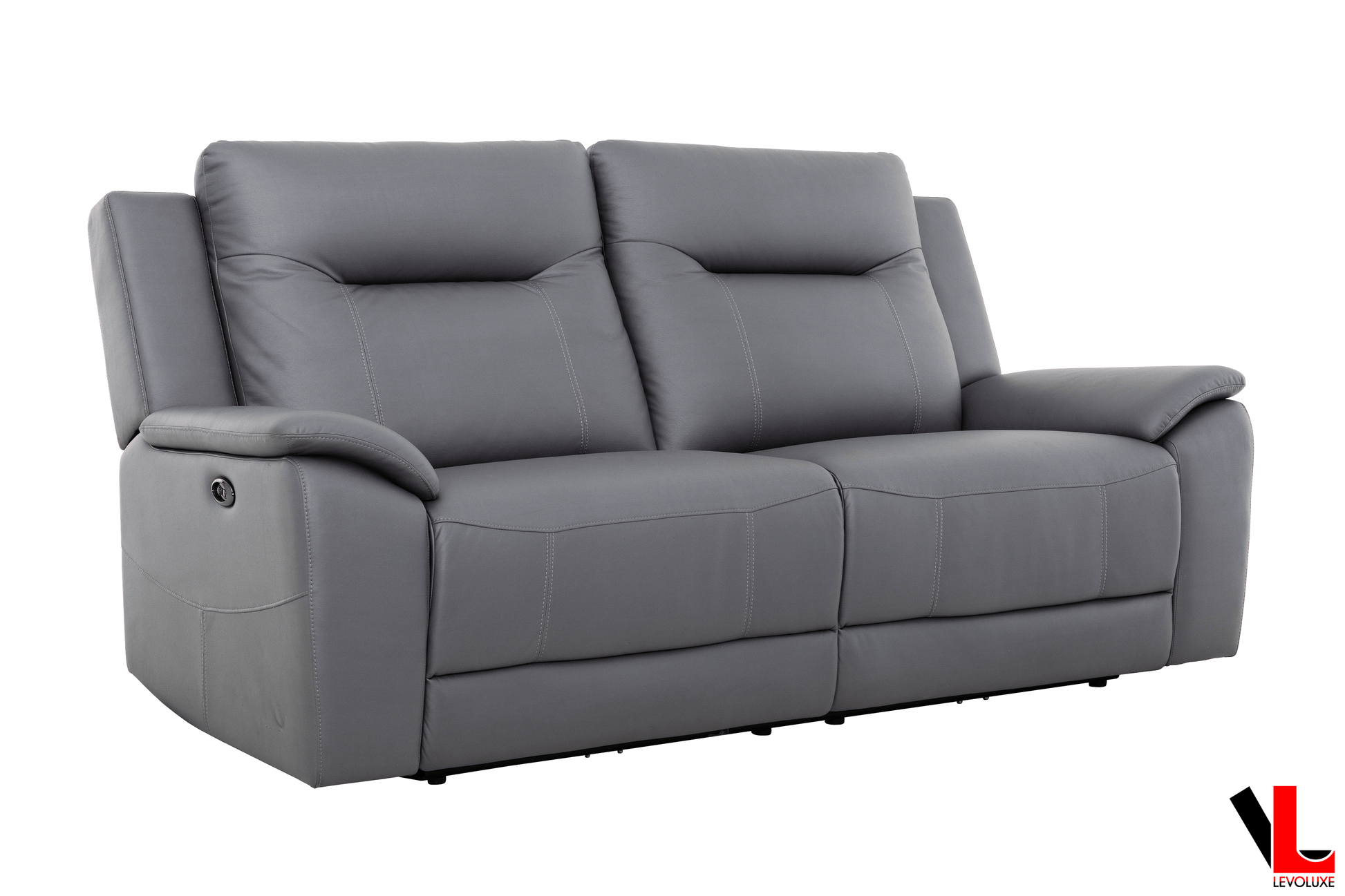 Levoluxe Sofa Avante 81" Jaxxon Steel Power Reclining 2 Seater Sofa