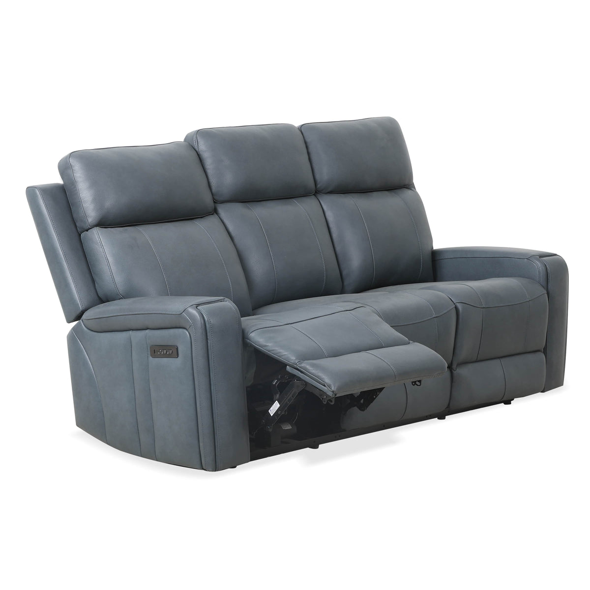 Levoluxe Cavron 78" Leather Match Power Reclining 3 Seater Sofa with Power Headrests, image 14