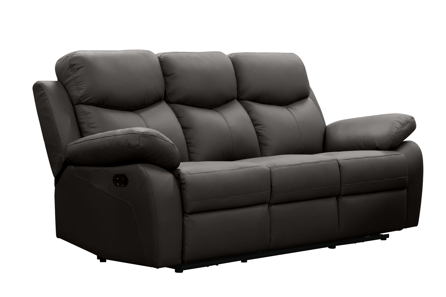 Levoluxe Sofa Brown Aveon 83" Pillow Top Arm Reclining Sofa in Leather Match - Available in 3 Colours