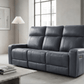Levoluxe Cavron 78" Leather Match Power Reclining 3 Seater Sofa with Power Headrests, image 2
