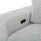 Levoluxe Sofa Galveston 106" Power Sliding 2 Seater Sofa in Chelsea Arctic
