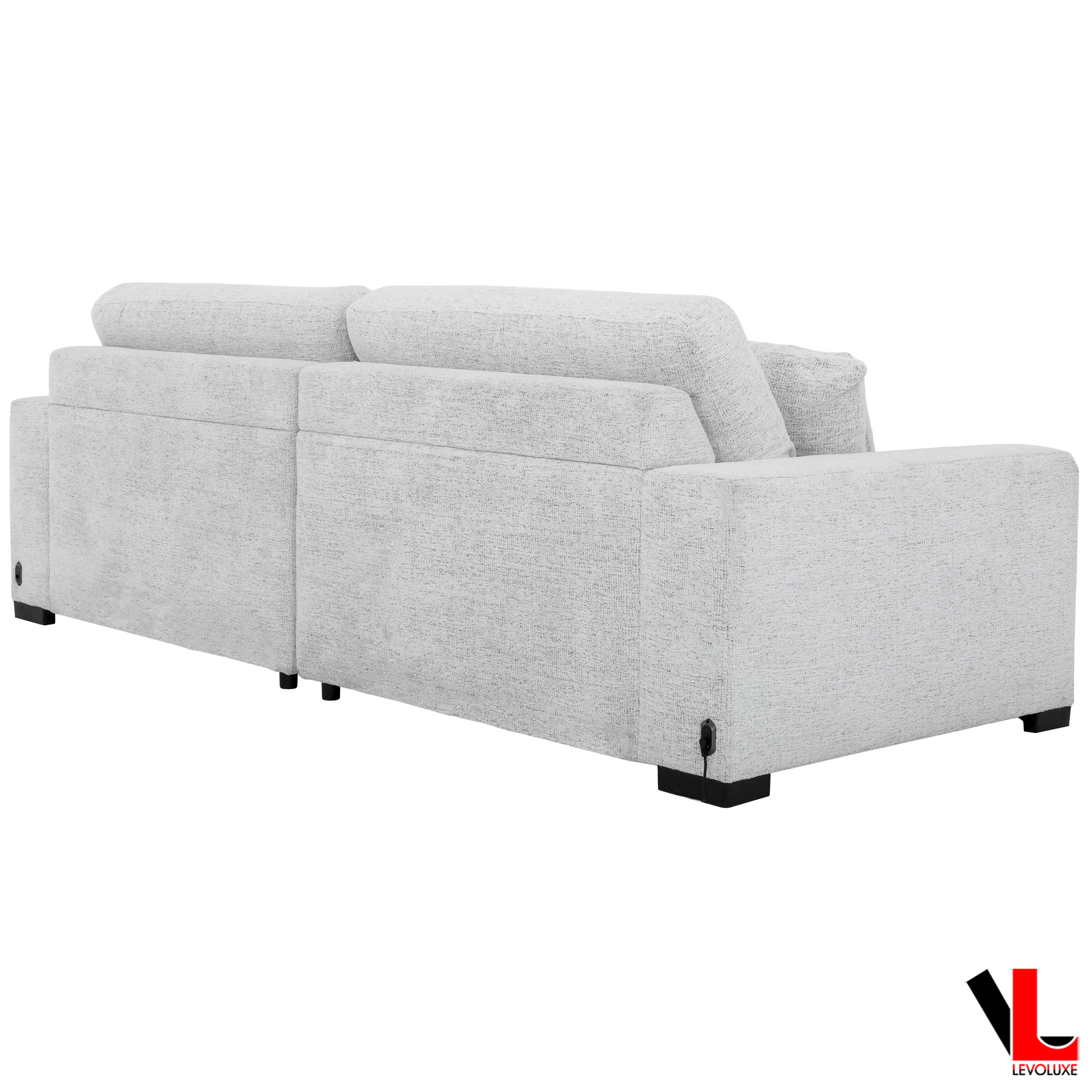 Levoluxe Sofa Galveston 106" Power Sliding 2 Seater Sofa in Chelsea Arctic