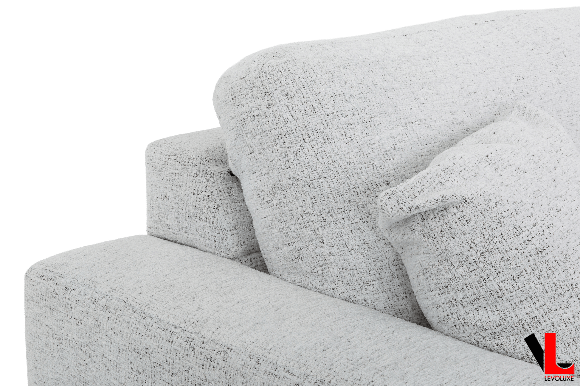 Levoluxe Sofa Galveston 106" Power Sliding 2 Seater Sofa in Chelsea Arctic