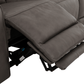 Levoluxe Sofa Odessa 92" Power Reclining 3 Seater Sofa with Power Headrests in Tex Grey Leather Match