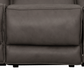 Levoluxe Sofa Odessa 92" Power Reclining 3 Seater Sofa with Power Headrests in Tex Grey Leather Match