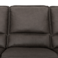 Levoluxe Sofa Odessa 92" Power Reclining 3 Seater Sofa with Power Headrests in Tex Grey Leather Match