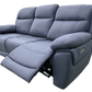 Levoluxe Sofa Regent 83" Jaxxon Blue Power Reclining 3 Seater Sofa with Power Headrests