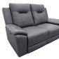 Levoluxe Sofa Set Avante 2 Piece Power Reclining Sofa and Loveseat in Jaxxon Steel