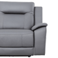 Levoluxe Sofa Set Avante 2 Piece Power Reclining Sofa and Loveseat in Jaxxon Steel