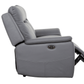 Levoluxe Sofa Set Avante 2 Piece Power Reclining Sofa and Loveseat in Jaxxon Steel