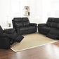 Levoluxe Sofa Set Aveon 3 Piece Pillow Top Arm Reclining Sofa, Loveseat and Chair Set in Leather Match - Available in 2 Colours