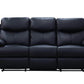 Levoluxe Sofa Set Aveon 3 Piece Pillow Top Arm Reclining Sofa, Loveseat and Chair Set in Leather Match - Available in 2 Colours