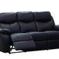 Levoluxe Sofa Set Aveon 3 Piece Pillow Top Arm Reclining Sofa, Loveseat and Chair Set in Leather Match - Available in 2 Colours