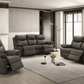 Levoluxe Sofa Set Aveon 3 Piece Pillow Top Arm Reclining Sofa, Loveseat and Chair Set in Leather Match - Available in 3 Colours