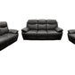 Levoluxe Sofa Set Brown Aveon 3 Piece Pillow Top Arm Reclining Sofa, Loveseat and Chair Set in Leather Match - Available in 3 Colours