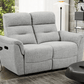Levoluxe Sofa Set Cain 2 Piece Power Reclining Sofa and Loveseat Set in Weave Fabric - Available in 2 Colours