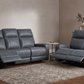 Levoluxe Sofa Set Cavron 2 Piece Power Reclining Sofa and Loveseat Set with Power Headrests in Leather Match - Available in 2 Colours