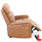 Levoluxe Sofa Set Cavron 3 Piece Power Reclining Sofa,  Loveseat and Chair Set with Power Headrests in Cognac Leather Match