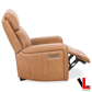 Levoluxe Sofa Set Cavron 3 Piece Power Reclining Sofa,  Loveseat and Chair Set with Power Headrests in Cognac Leather Match
