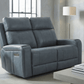 Levoluxe Sofa Set Cavron 3 Piece Power Reclining Sofa,  Loveseat and Chair Set with Power Headrests in Leather Match - Available in 2 Colours