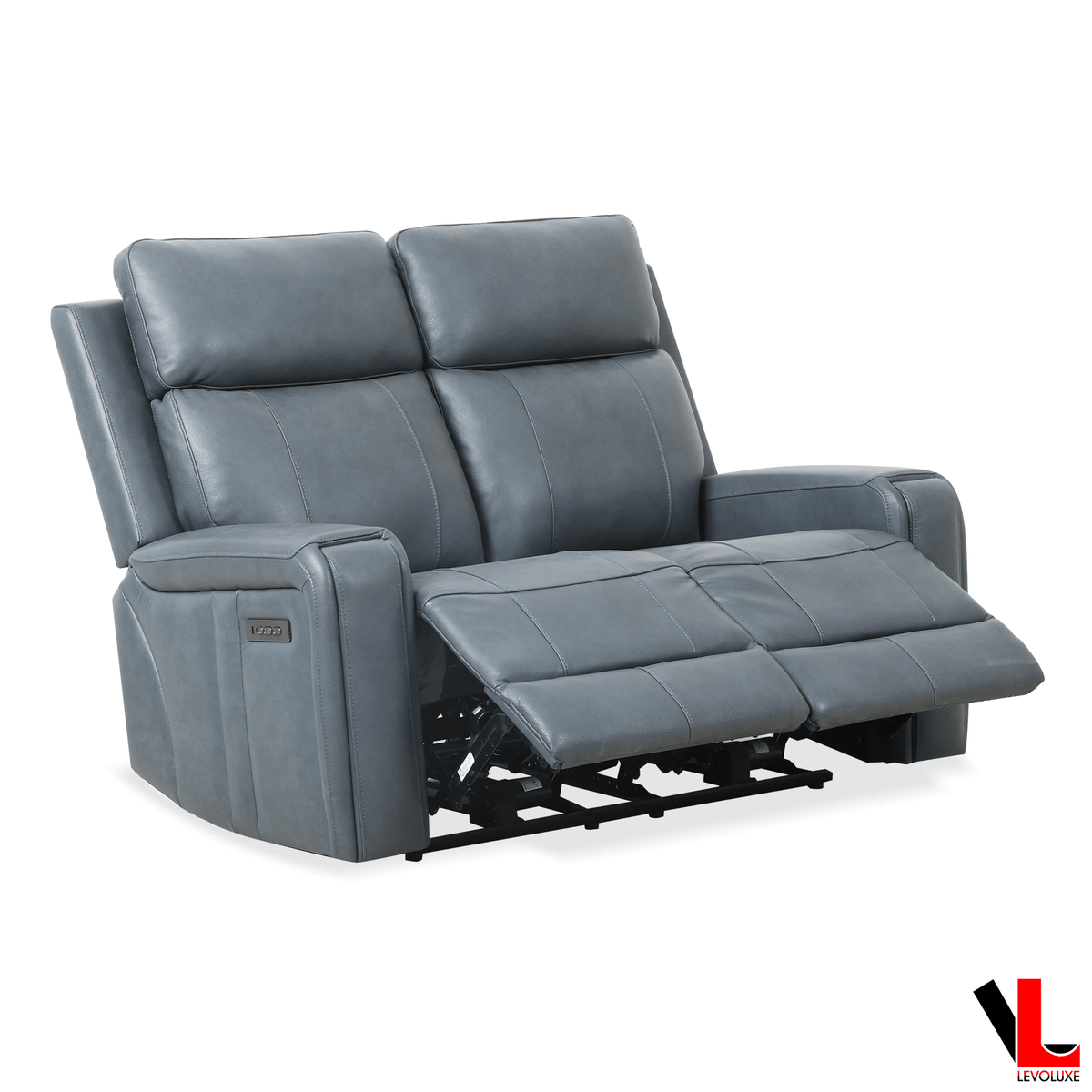 Levoluxe Sofa Set Cavron 3 Piece Power Reclining Sofa,  Loveseat and Chair Set with Power Headrests in Leather Match - Available in 2 Colours