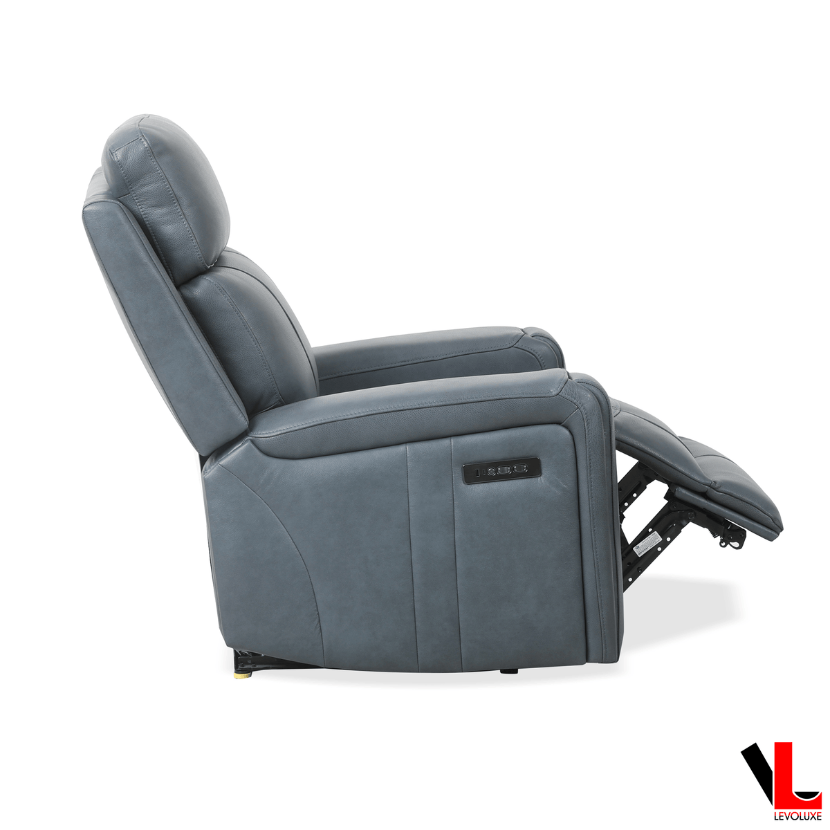 Levoluxe Sofa Set Cavron 3 Piece Power Reclining Sofa,  Loveseat and Chair Set with Power Headrests in Leather Match - Available in 2 Colours
