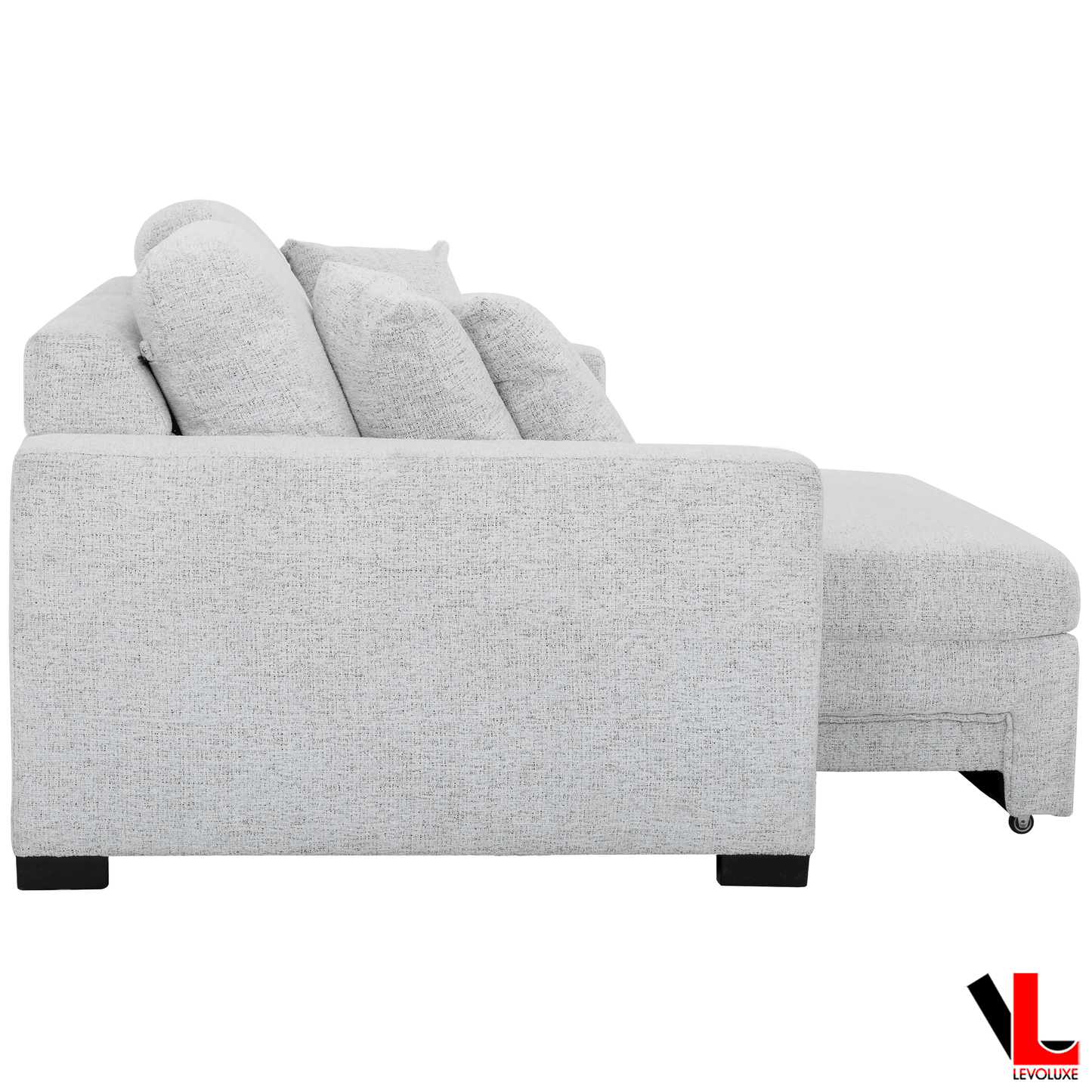 Levoluxe Sofa Set Galveston 2 Piece Power Sliding Sofa and Chair Set in Chelsea Arctic