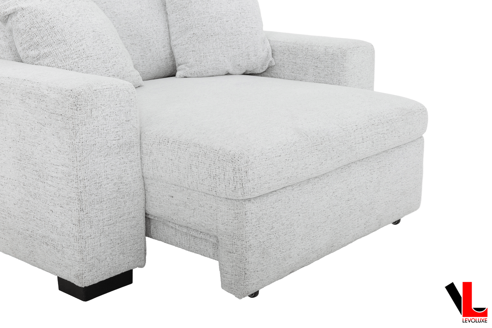 Levoluxe Sofa Set Galveston 2 Piece Power Sliding Sofa and Chair Set in Chelsea Arctic