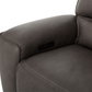 Levoluxe Sofa Set Odessa 2 Piece Power Reclining Sofa and Loveseat Set in Tex Grey Leather Match