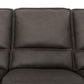 Levoluxe Sofa Set Odessa 2 Piece Power Reclining Sofa and Loveseat Set in Tex Grey Leather Match