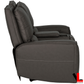 Levoluxe Sofa Set Odessa 2 Piece Power Reclining Sofa and Loveseat Set in Tex Grey Leather Match