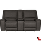 Levoluxe Sofa Set Odessa 2 Piece Power Reclining Sofa and Loveseat Set in Tex Grey Leather Match