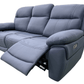 Levoluxe Sofa Set Regent 2 Piece Power Reclining Sofa and Loveseat with Power Headrests in Jaxxon Blue