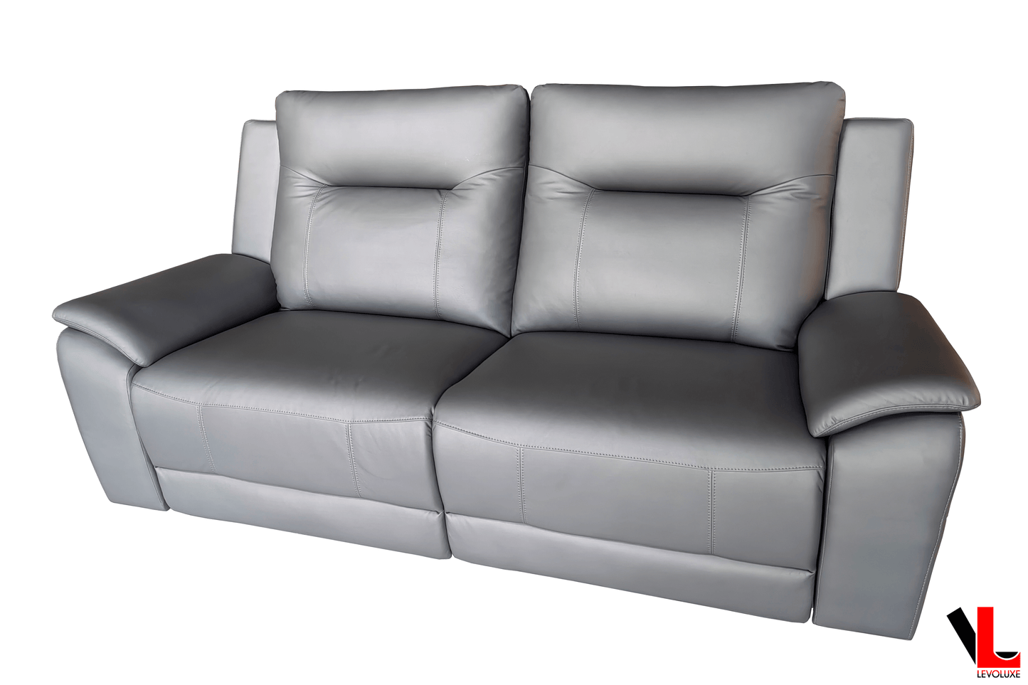 Pending - Levoluxe Avante 81" Jaxxon Steel Power Reclining 2 Seater Sofa