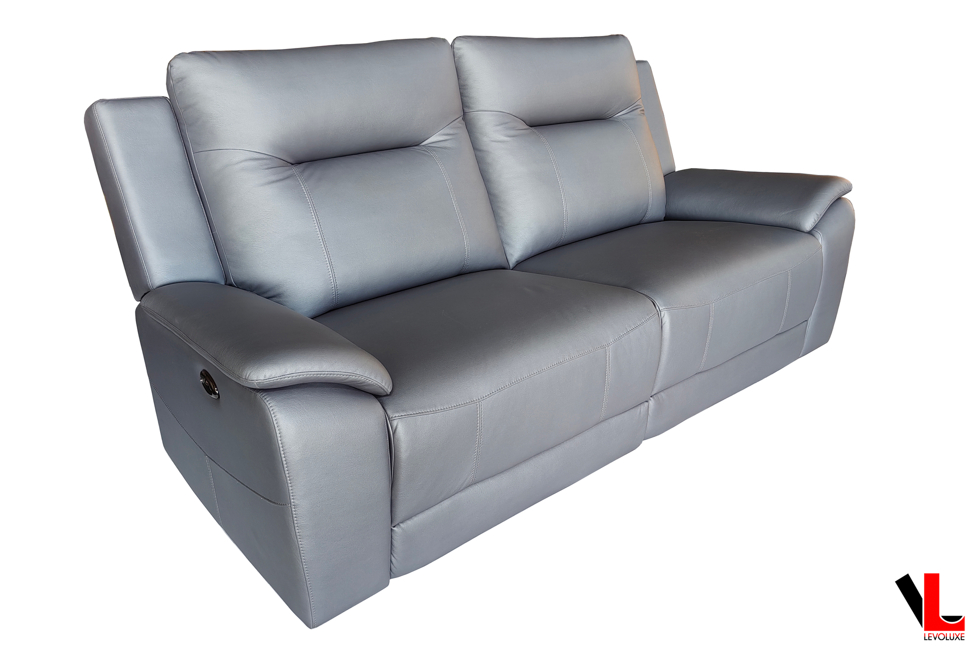 Pending - Levoluxe Avante 81" Jaxxon Steel Power Reclining 2 Seater Sofa
