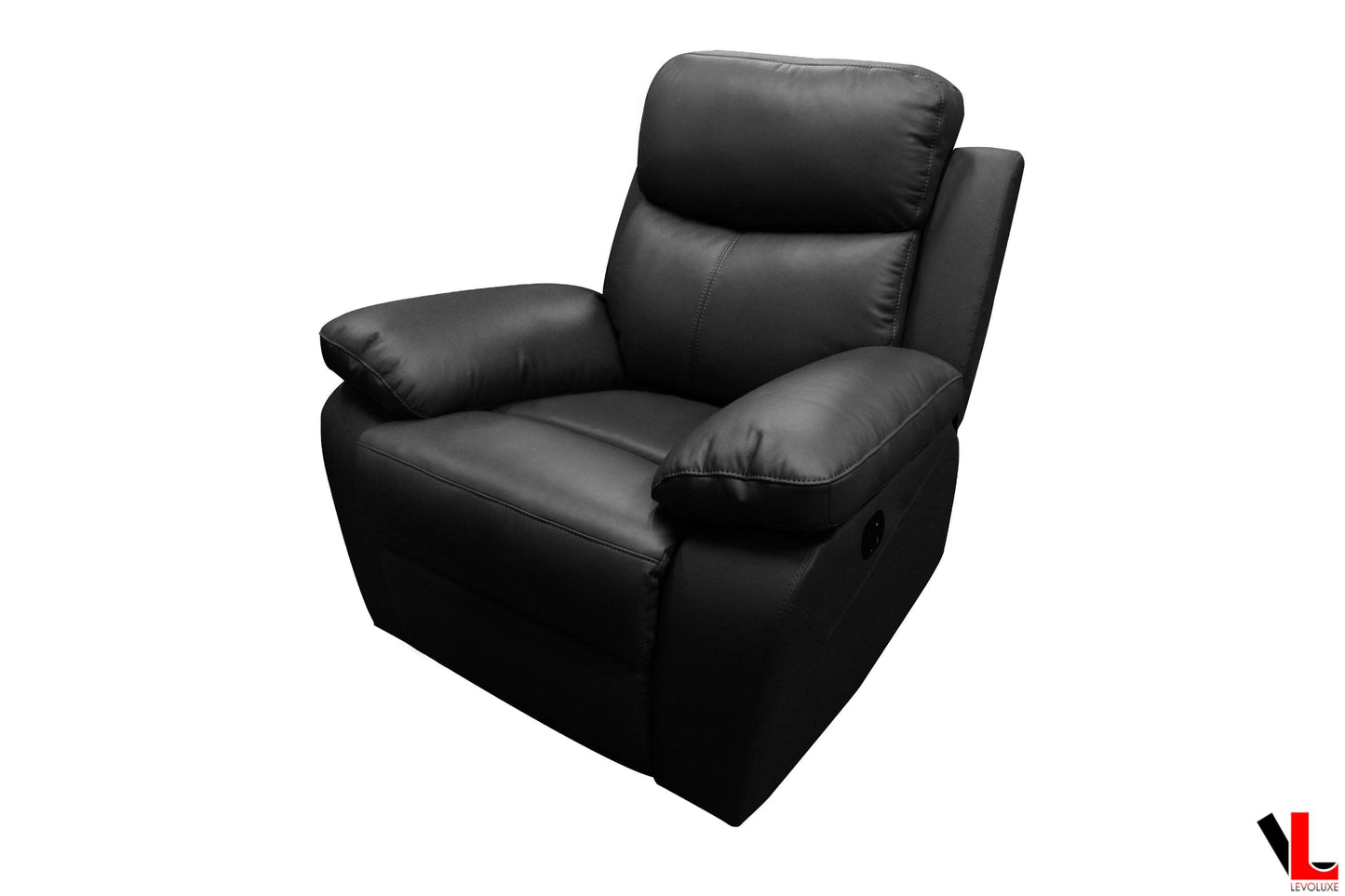 Levoluxe Chair Aveon 38.5" Pillow Top Arm Reclining Chair in Leather Match - Available in 2 Colours