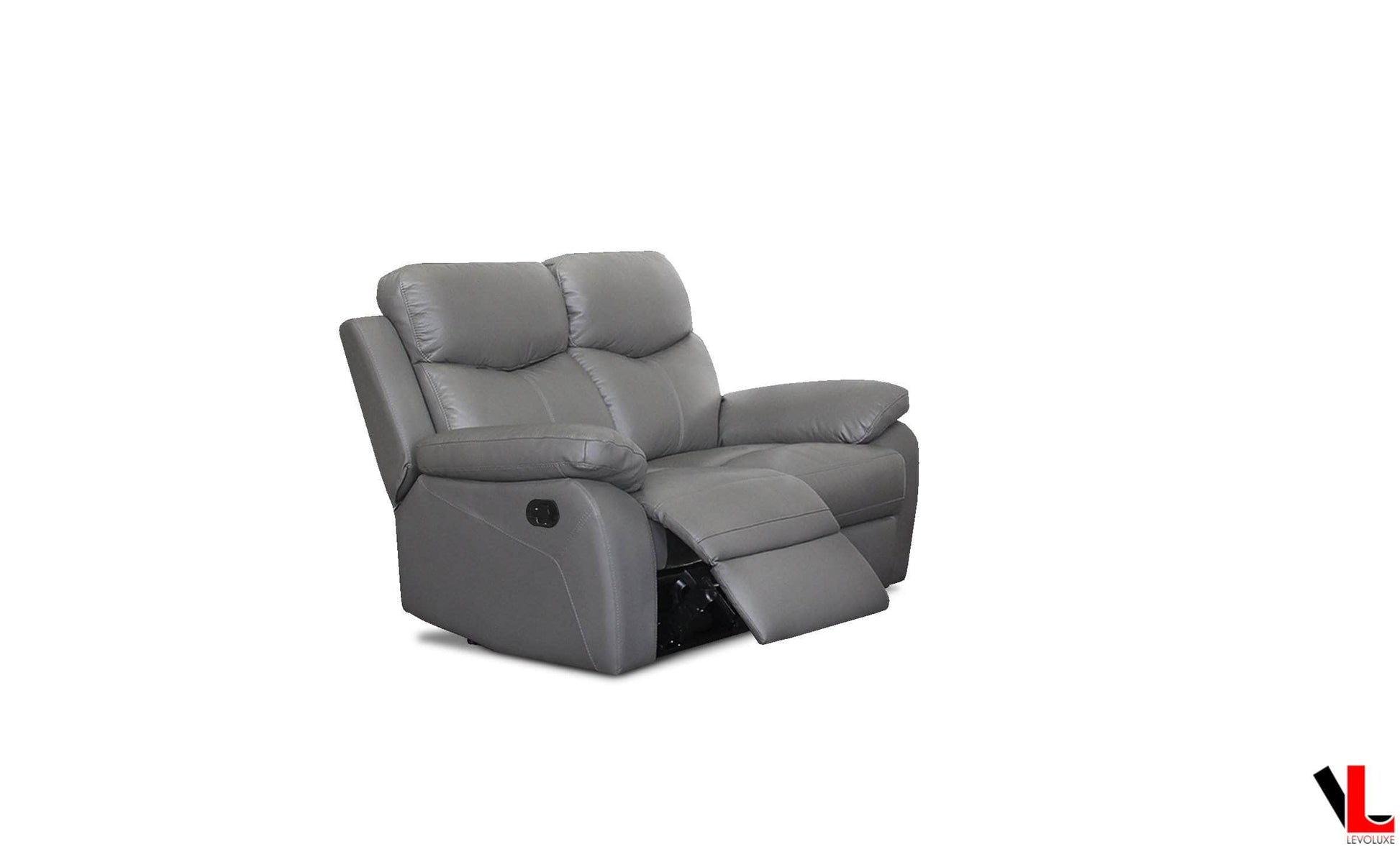 Levoluxe Loveseat Aveon 62" Pillow Top Arm Reclining Loveseat in Leather Match - Available in 2 Colours