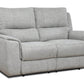 Levoluxe Loveseat Sentinel 65" Power Reclining Loveseat with Power Headrest in Tweed Ash Fabric
