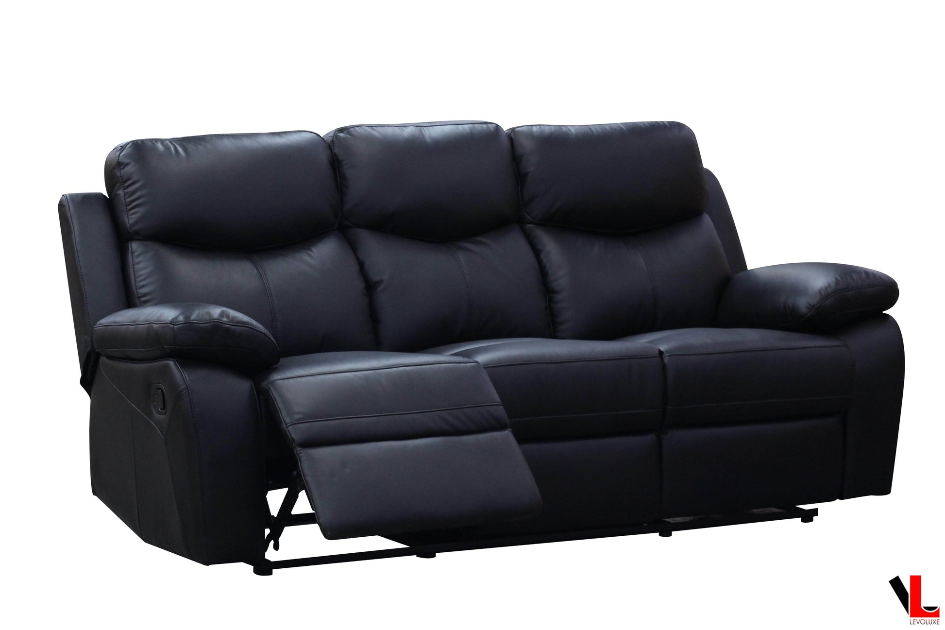 Levoluxe Sofa Aveon 83" Pillow Top Arm Reclining Sofa in Leather Match - Available in 2 Colours