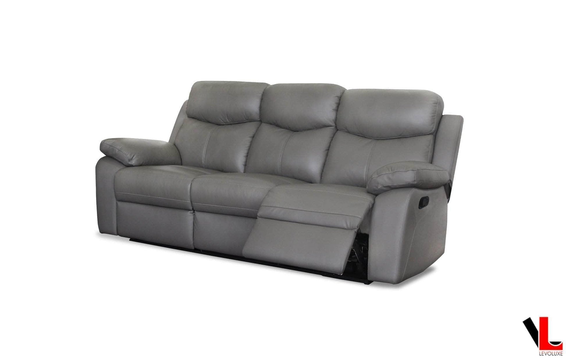 Levoluxe Sofa Aveon 83" Pillow Top Arm Reclining Sofa in Leather Match - Available in 2 Colours