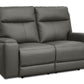 Levoluxe Sofa Set Arlo 2 Piece Power Reclining Sofa and Loveseat Set with Power Headrests in Leather Match - Available in 2 Colours