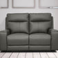 Levoluxe Sofa Set Arlo 2 Piece Power Reclining Sofa and Loveseat Set with Power Headrests in Leather Match - Available in 2 Colours
