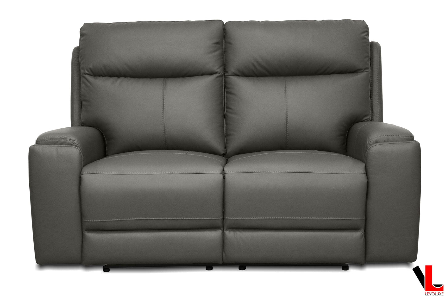 Levoluxe Sofa Set Arlo 3 Piece Power Reclining Sofa, Loveseat, and Chair Set with Power Headrest in Leather Match - Available in 2 Colours